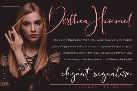 Fanish Signature Font - Preview 2