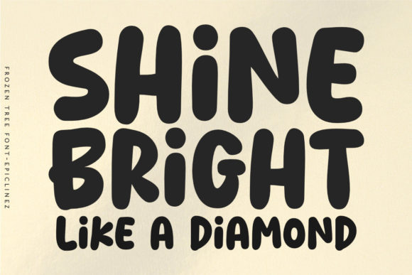 Frozen Tree Font - Preview 1