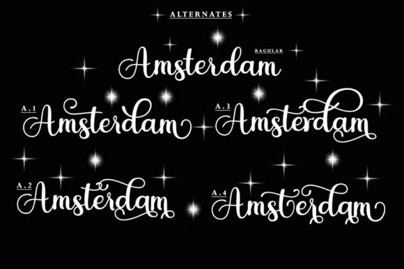 Hey Calligraphy Font PNG with transparent background - Preview 3