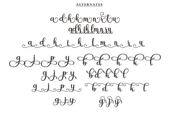Hey Calligraphy Font PNG with transparent background - Preview 5