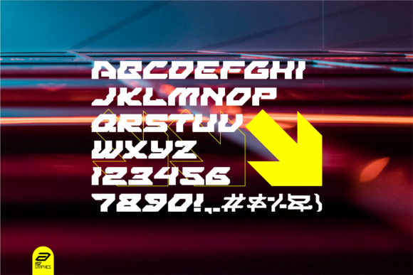 Hypers Techno Font - Preview 1