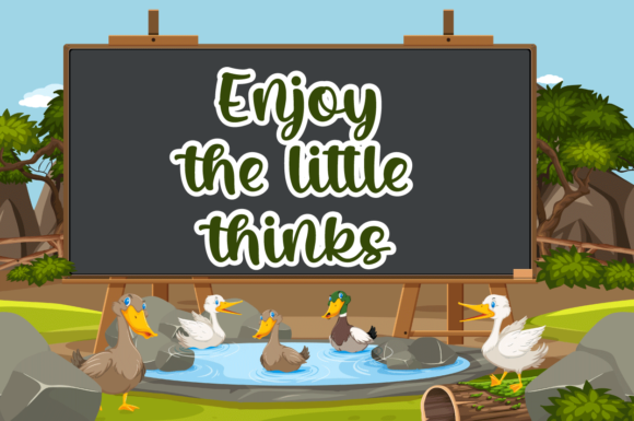 London Summer Font PNG with transparent background - Preview 4