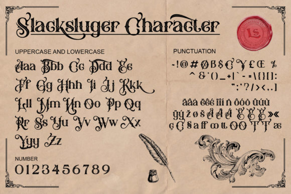 Slacksluger Font PNG with transparent background - Preview 3