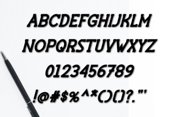 Class Font - Preview 2