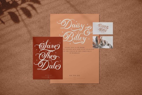 Almond Script Font - Preview 1