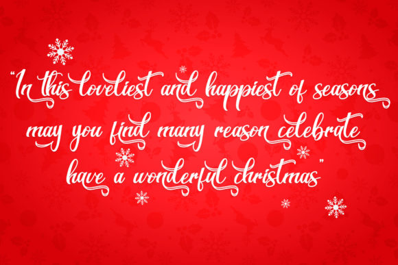Christmas Queen Font PNG with transparent background - Preview 1