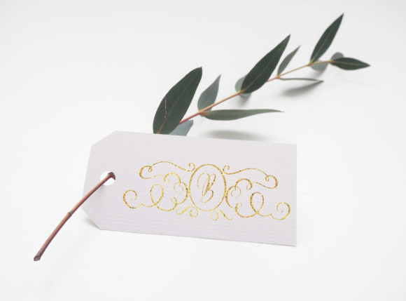 Decorative Monogram Font PNG with transparent background - Preview 1