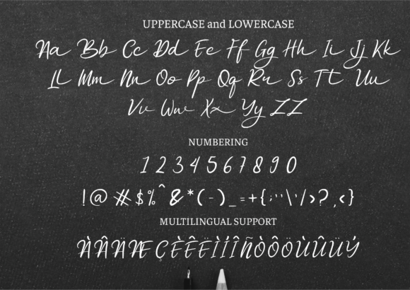 Dhafina Font PNG with transparent background - Preview 1