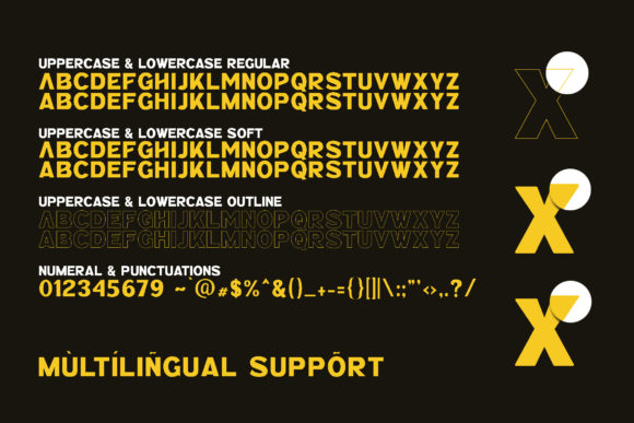 Gear Up Sporty Font PNG with transparent background - Preview 2