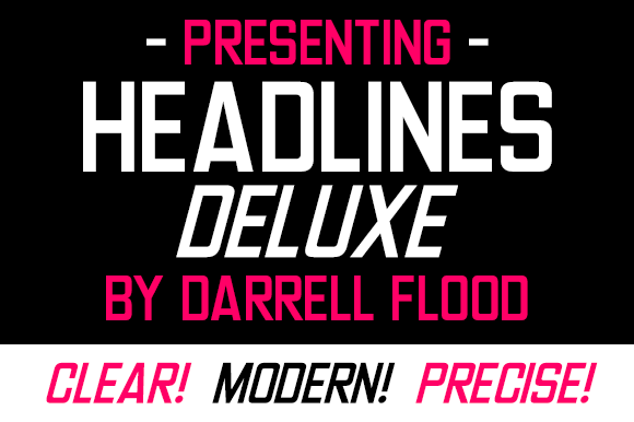 Headlines Deluxe Font - Preview 1