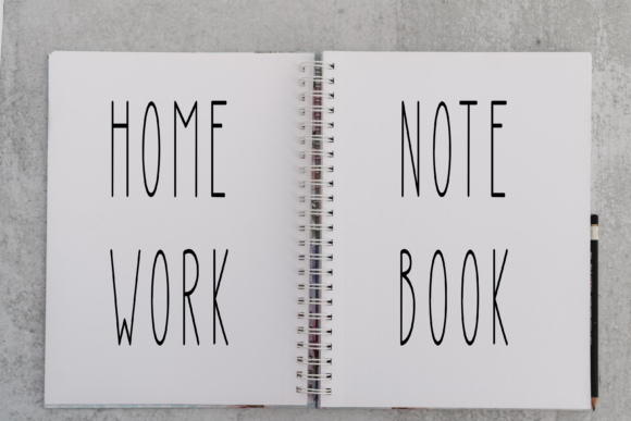 Home Minimalist Font PNG with transparent background - Preview 4