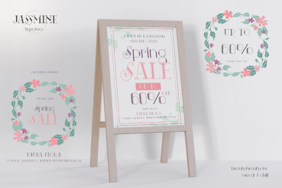 Jassmine Font PNG with transparent background - Preview 4