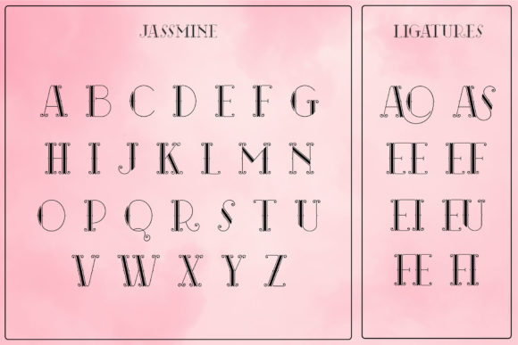 Jassmine Font PNG with transparent background - Preview 6