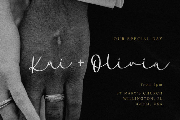Overleaf Script Font PNG with transparent background - Preview 1