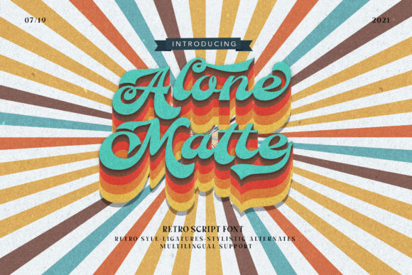 Alone Mate Font - Preview 1