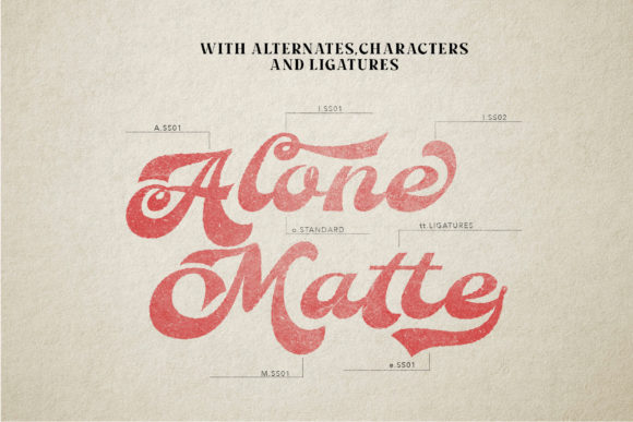 Alone Mate Font - Preview 3
