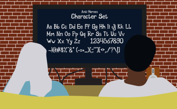 Anti Heroes Font - Preview 1