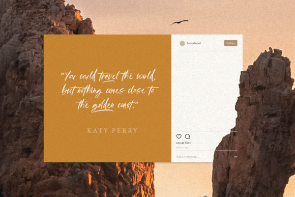 California Quotes Font PNG with transparent background - Preview 3