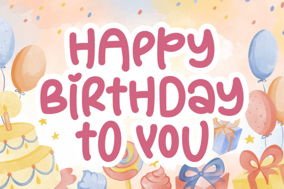 Cheerful & Beautiful Font - Preview 1