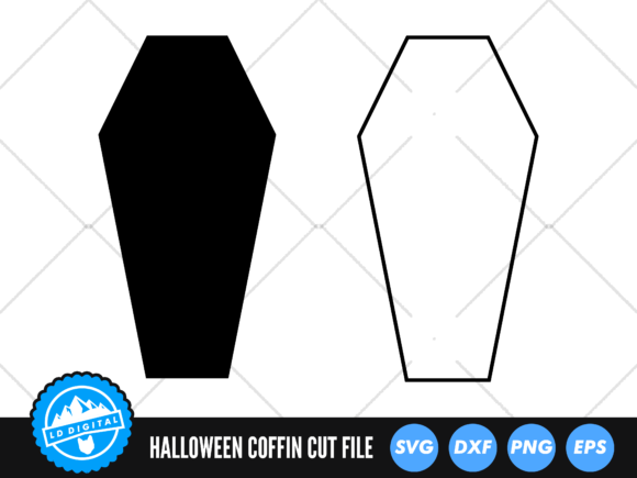 Coffin Casket SVG Files | Halloween SVG