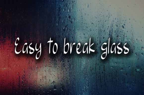 Glass Font - Preview 3