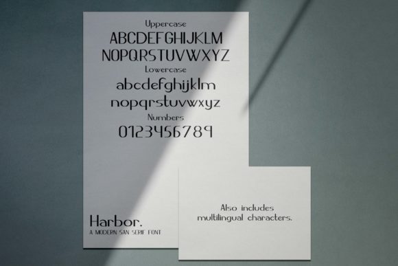 Harbor Font - Preview 1