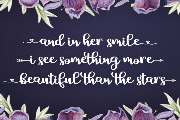 Matherne Script Font PNG with transparent background - Preview 4