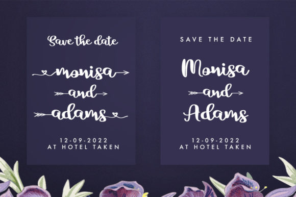 Matherne Script Font PNG with transparent background - Preview 5