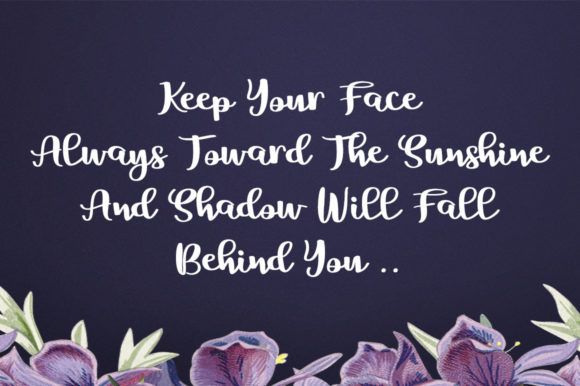 Matherne Script Font PNG with transparent background - Preview 6