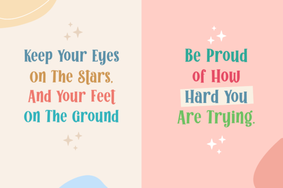 Mighty Sunrise Font PNG with transparent background - Preview 2