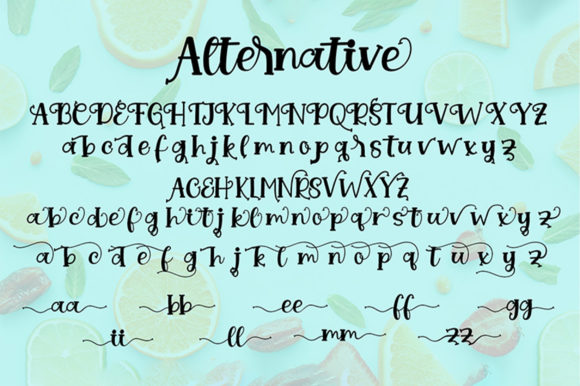 Nobula Font PNG with transparent background - Preview 2