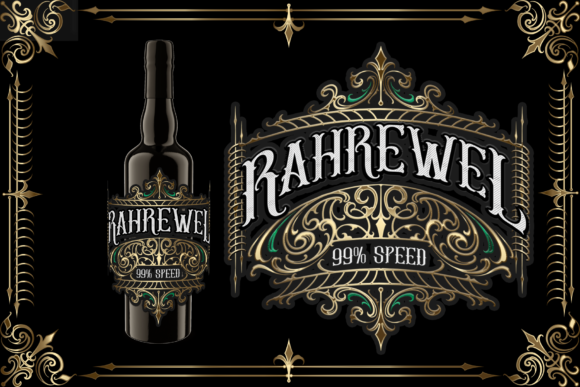 Rabasco Font PNG with transparent background - Preview 2