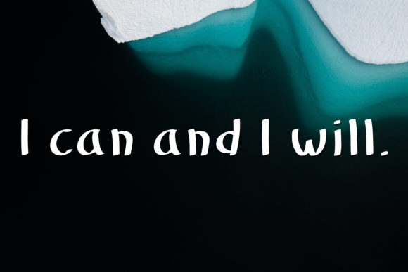 Aqua Hoover Font - Preview 1