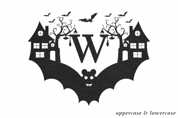 Bats Monogram Font - Preview 2