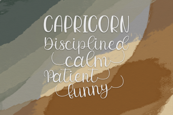 Calm Capricorn Duo Font - Preview 4