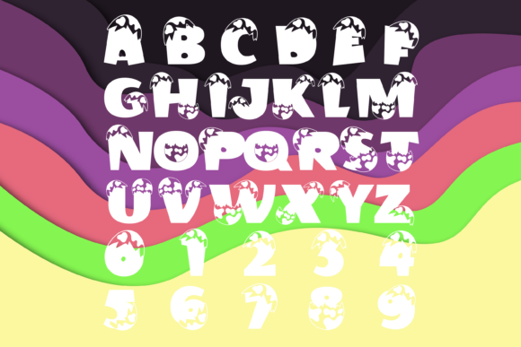 Dino Eggs Duo Font - Preview 2
