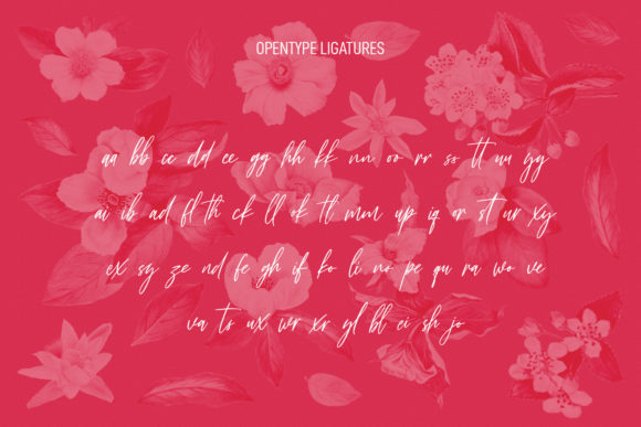 Florentroses Signature Font - Preview 6