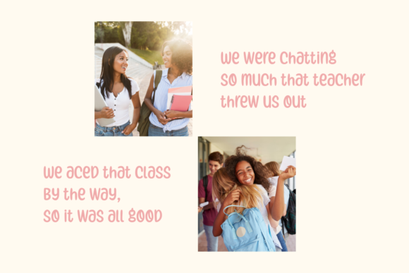 Friendly Smiley Font - Preview 2