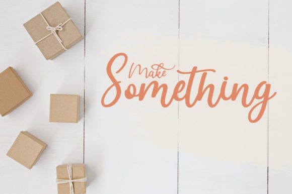 Gheloman Script Font PNG with transparent background - Preview 2