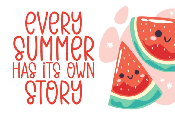 Great Summer Font - Preview 1