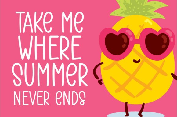 Great Summer Font - Preview 4