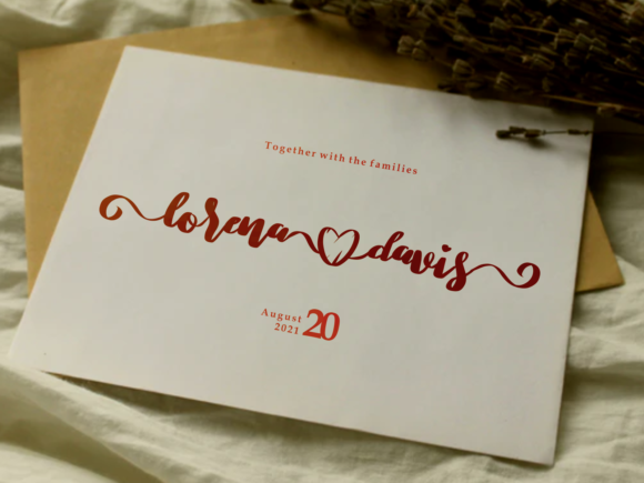 Hey Lorena Font PNG with transparent background - Preview 2