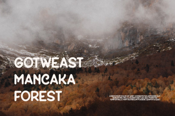 Macane Font font preview - 5