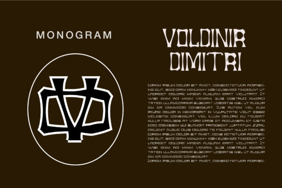 Monog Font PNG with transparent background - Preview 1