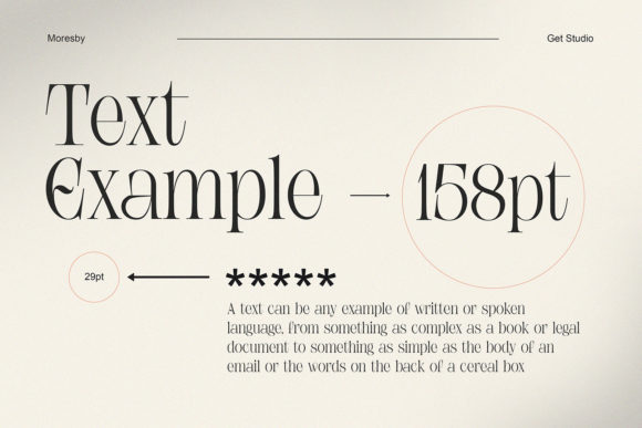 Moresby Font PNG with transparent background - Preview 2