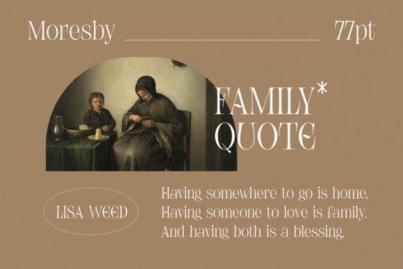 Moresby Font PNG with transparent background - Preview 4