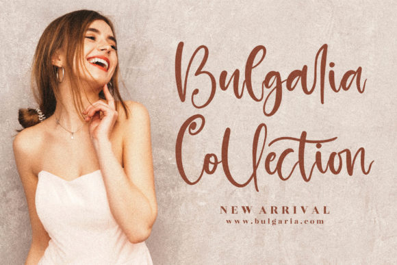 Prilista Delrosa Font PNG with transparent background - Preview 1