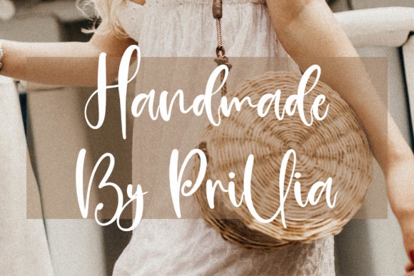 Prilista Delrosa Font PNG with transparent background - Preview 3
