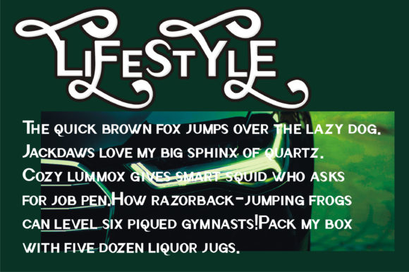 ReMoS Font font preview - 3
