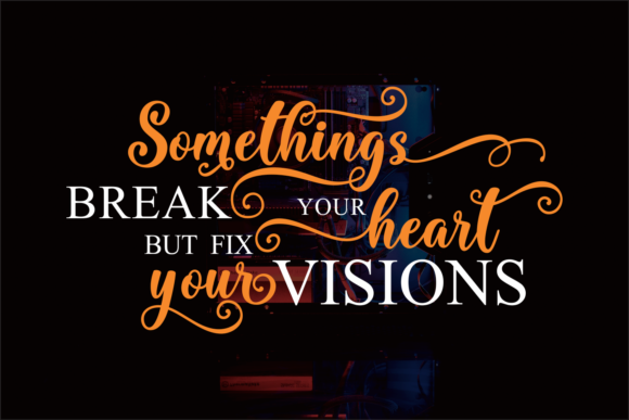 Shimory Font PNG with transparent background - Preview 2